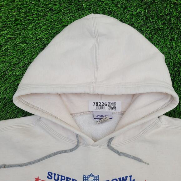 New-York Giants Hoodie Large 25x28 Super-Bowl XLII - Picture 12 of 16
